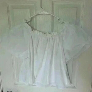 Zara kids White Poplin Shirt Blouse. White. Size 13-14